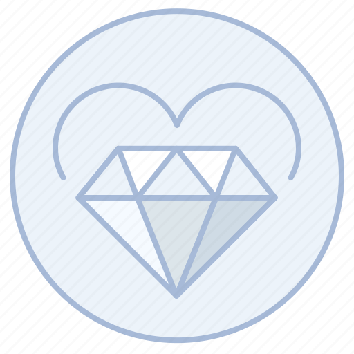 Diamond, engagement, heart, love, marriage, valentine, wedding icon - Download on Iconfinder