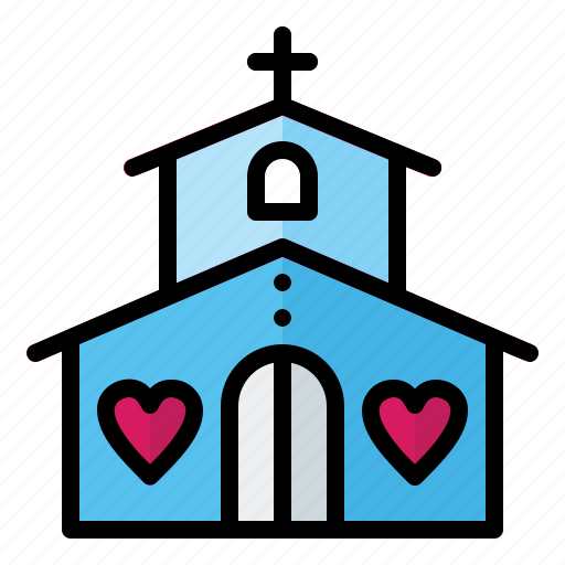 Chapel, church, love, marriage, temple, wedding icon - Download on Iconfinder