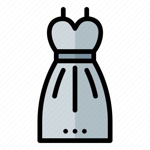Dress, gown, love, marriage, outfit, wedding icon - Download on Iconfinder