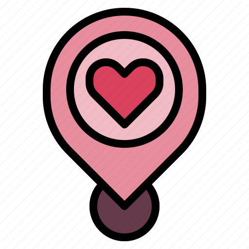 Interface, love, pin, placeholder, signs, wedding icon - Download on Iconfinder