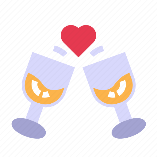 Cheers, love, married, romance, wedding icon - Download on Iconfinder