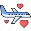 honeymoon, travel, plane, romance 