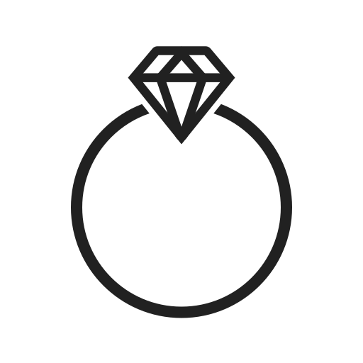 Diamond, engagement, gold, jewelry, love, ring, wedding icon - Download on Iconfinder