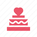 cake, heart, like, love, romance, valentine, wedding