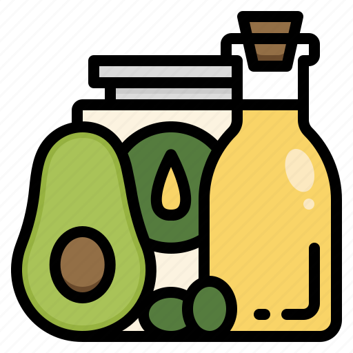 Fats, olives, oil, avocado, butter, keto diet, weight loss icon - Download on Iconfinder