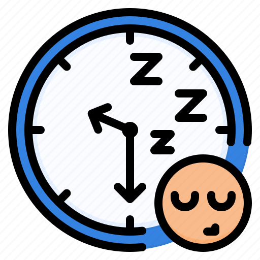 Sleep, quality, sleeping, time, health, clock, biological icon - Download on Iconfinder