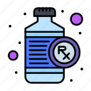 bottle, heart, medical, rx