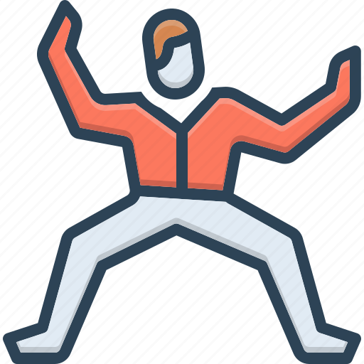 Tai chi, karate, taekwondo, judo, kung fu, fighter, fitness icon - Download on Iconfinder