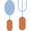 cutlery, fork, knife, meal, restaurants, spoon, utensils 