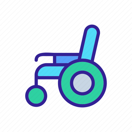 Electric, handicapped, invalid, manual, outline, ramp, wheelchair icon - Download on Iconfinder