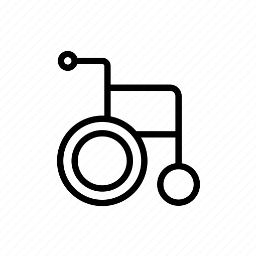 Classic, electric, handicapped, invalid, manual, outline, wheelchair icon - Download on Iconfinder
