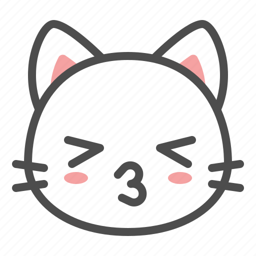 Avatar, cat, cute, face, kiss, kitten icon - Download on Iconfinder