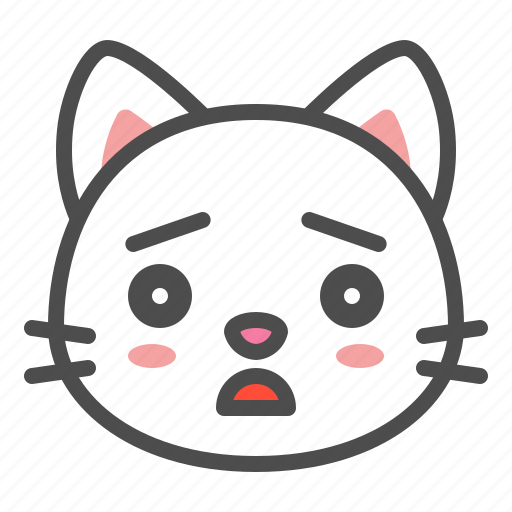 Avatar, cat, cute, face, kitten, sad icon - Download on Iconfinder
