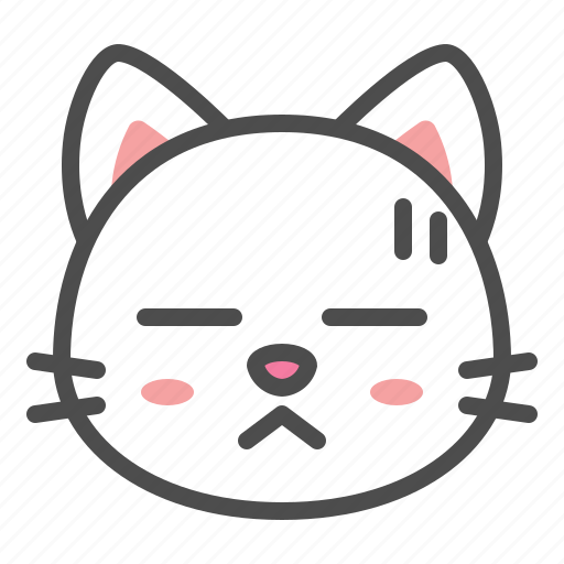 Avatar, bored, cat, cute, face, kitten icon - Download on Iconfinder