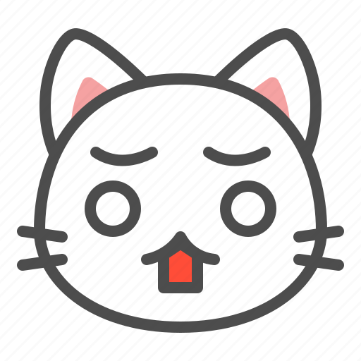 Avatar, cat, cute, face, kitten, shocked icon - Download on Iconfinder