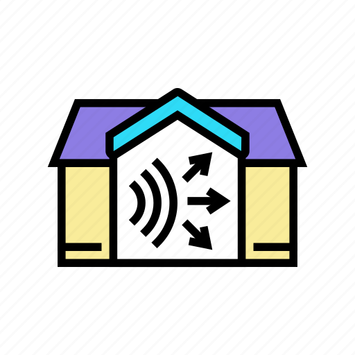 House, acoustic, white, hearing, rain, sound icon - Download on Iconfinder
