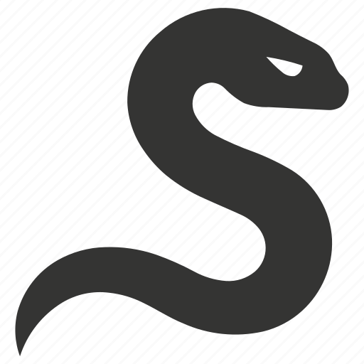 Snake, reptile, slithering, venomous, cold-blooded, predators icon - Download on Iconfinder