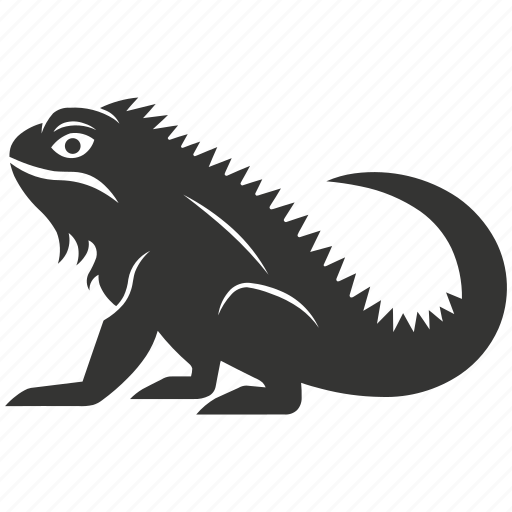 Iguana, lizard, herbivore, scales, basking, reptile icon - Download on Iconfinder