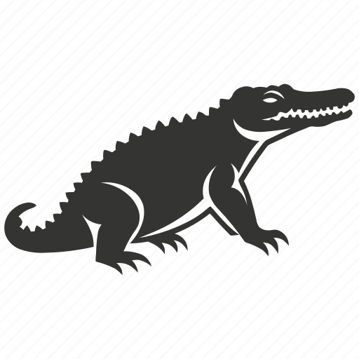 Alligator reptile, large, wetlands, scaly, carnivore, swamp icon - Download on Iconfinder