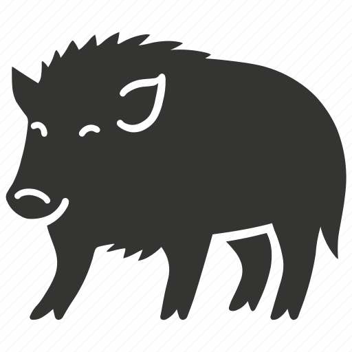 Peccary, pig-like, hoofed, omnivore, collared peccary, mammal icon - Download on Iconfinder