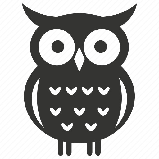 Owl, nocturnal, silent flight, wisdom, raptor, bird icon - Download on Iconfinder