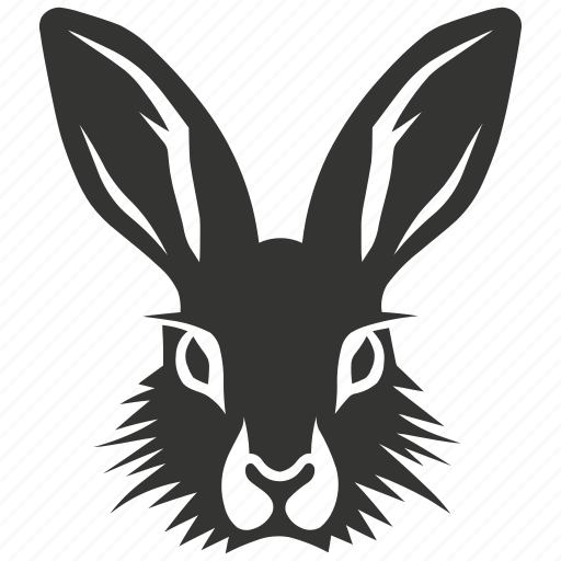 Hare, swift, ears, herbivore, lepus, mammal icon - Download on Iconfinder