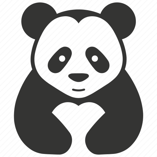 Giant panda, bamboo, china, endangered, ursidae, mammal icon - Download on Iconfinder