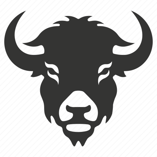 Buffalo, herbivore, large, horns, syncerus caffer, mammal icon - Download on Iconfinder