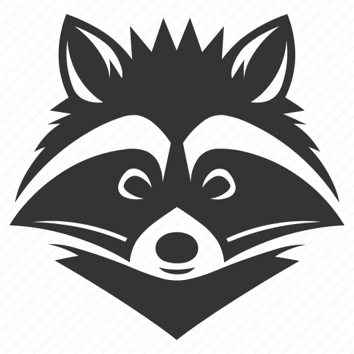 Raccoon, procyon lotor, nocturnal, omnivore, north america, mammal icon - Download on Iconfinder