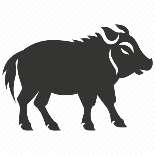 Warthog, pumbaa, africa, tusks, omnivore, phacochoerus africanus, mammal icon - Download on Iconfinder