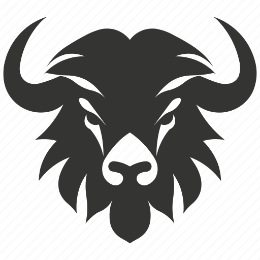 Wildebeest, herbivore, migratory, africa, bovidae, mammal icon - Download on Iconfinder