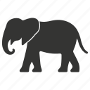 elephant, large ears, trunk, herbivore, africa, mammal