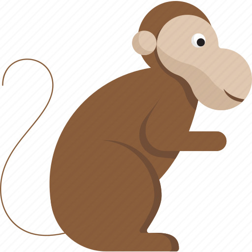 Monkey, animal, mammal, nature, zoo icon - Download on Iconfinder