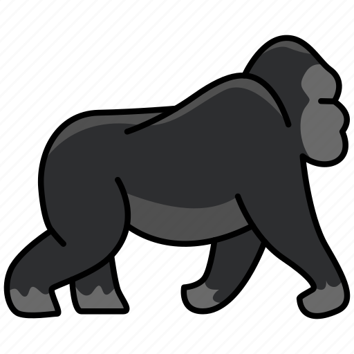 Animal, gorilla, wild, wild animal, zoo icon - Download on Iconfinder