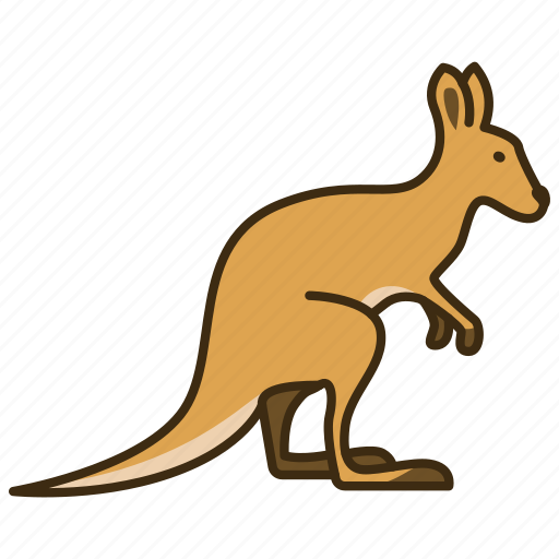 Animal, kangaroo, wild, wild animal, zoo icon - Download on Iconfinder