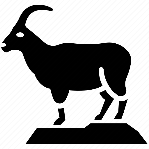 Animal, goat, horns, mouflon, mountain, mountain goat, ram icon - Download on Iconfinder