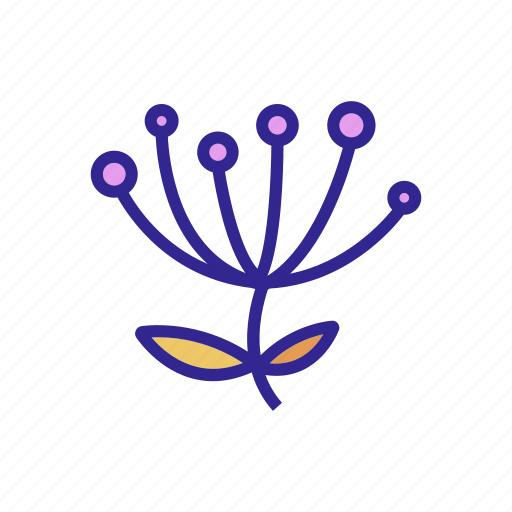 Branch, dangerous, flower, natural, outline, plant, wildflower icon - Download on Iconfinder