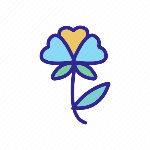 Branch, flower, natural, outline, plant, wild, wildflower icon - Download on Iconfinder