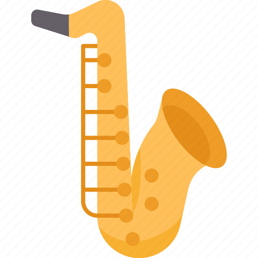 Saxophone, jazz, music, brass, orchestra icon - Download on Iconfinder