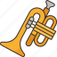 cornet, horn, jazz, music, classical 