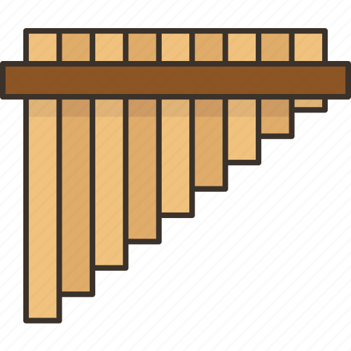 Flutes, pan, panpipes, folk, wooden icon - Download on Iconfinder