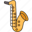 saxophone, jazz, music, brass, orchestra 