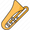 trombone, orchestra, musical, concert, mouthpiece