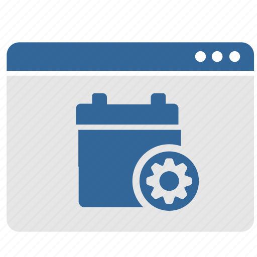 Calendar, program, settings, window icon - Download on Iconfinder