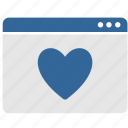 app, heart, like, love, ui, window