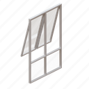window, glass, frame, aluminium, object, interior, double, swing