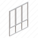 window, glass, frame, aluminium, object, interior, triple