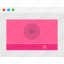 video player, play, video, ui, website, player 