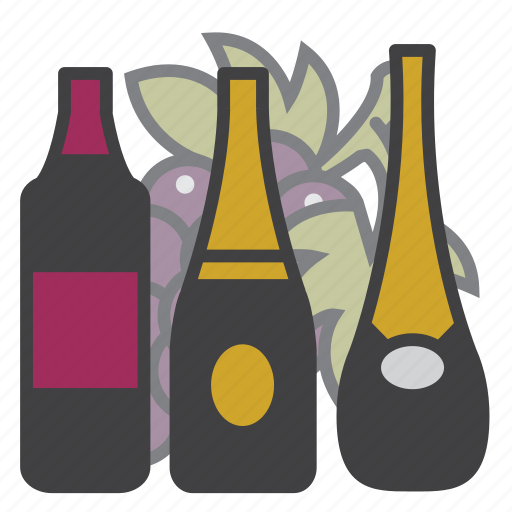 Wine, alcohol, drink, beverage, champagne, bottle icon - Download on Iconfinder