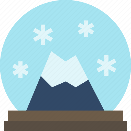Snowdome, snowglobe, water globe, winter icon - Download on Iconfinder